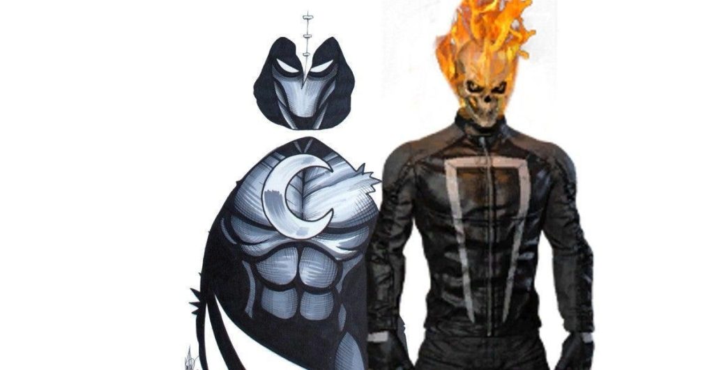 Johnny Blaze's Ghost Rider has teamed up with Moon Knight before