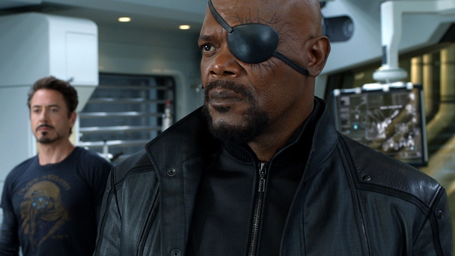 Actor Samuel L. Jackson as Nick Fury in the MCU