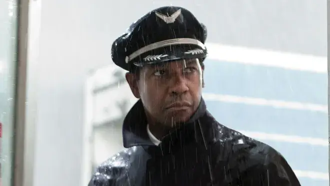 Denzel Washington in Flight  -Other Iconic Movie Pilots
