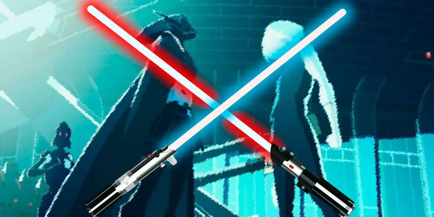 The Lightsaber battle in Star Wars Visions