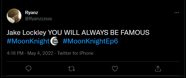 Moon Knight Tweet 1