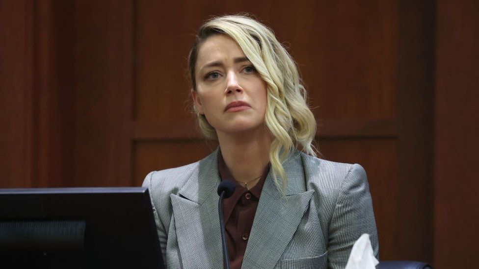 Amber Heard during the trial 