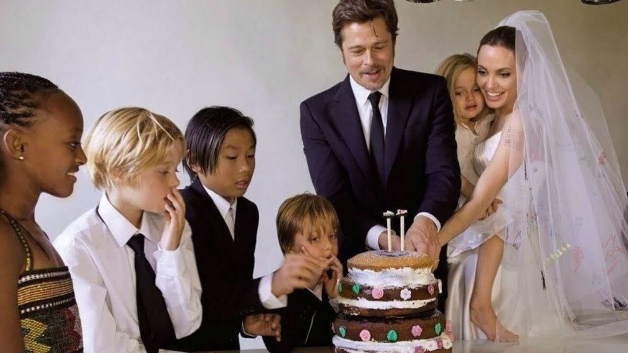 Angelina Jolie and Brad Pitt wedding