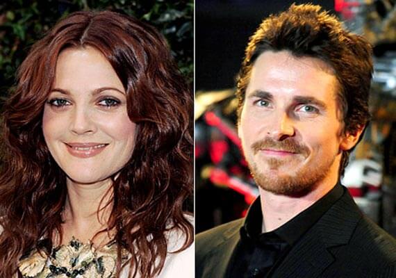 Drew Barrymore and Christian Bale 