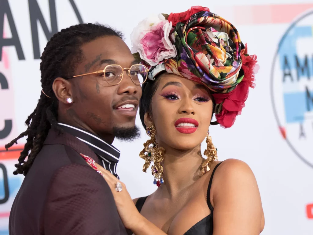 Cardi B with her lover, Offset