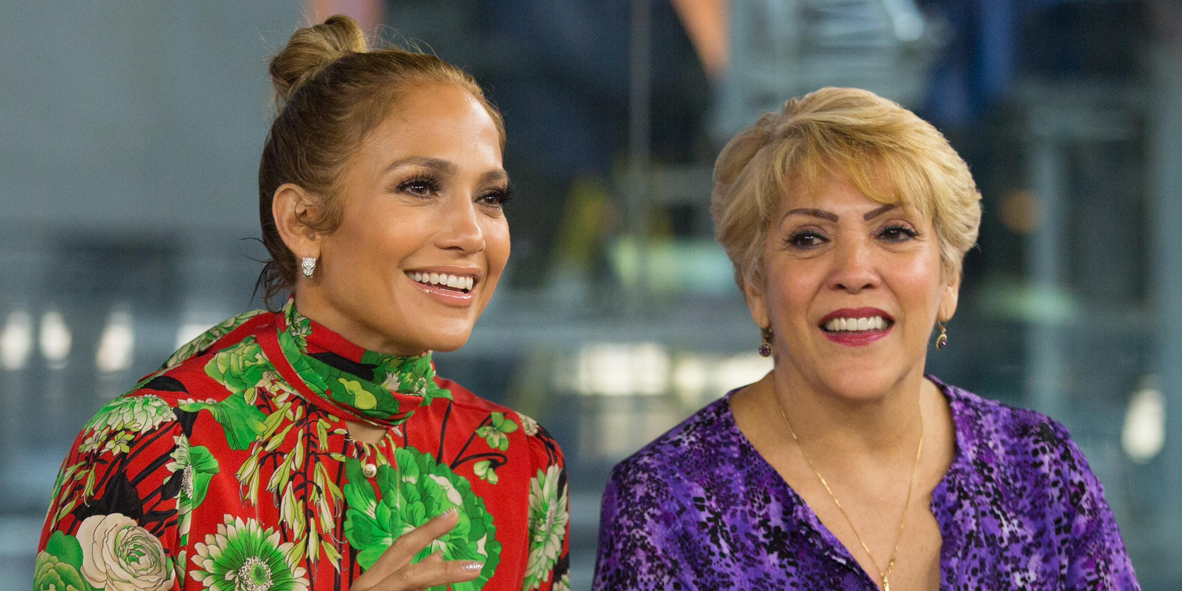 Jennifer Lopez with her mother, Guadalupe Rodriguez