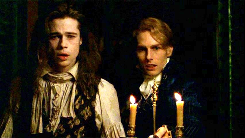 Tom Cruise and Brad Pitt in Interview with a Vampire