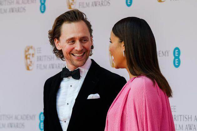 Tom Hiddleston and Zawe Ashton at the BAFTAs 2022