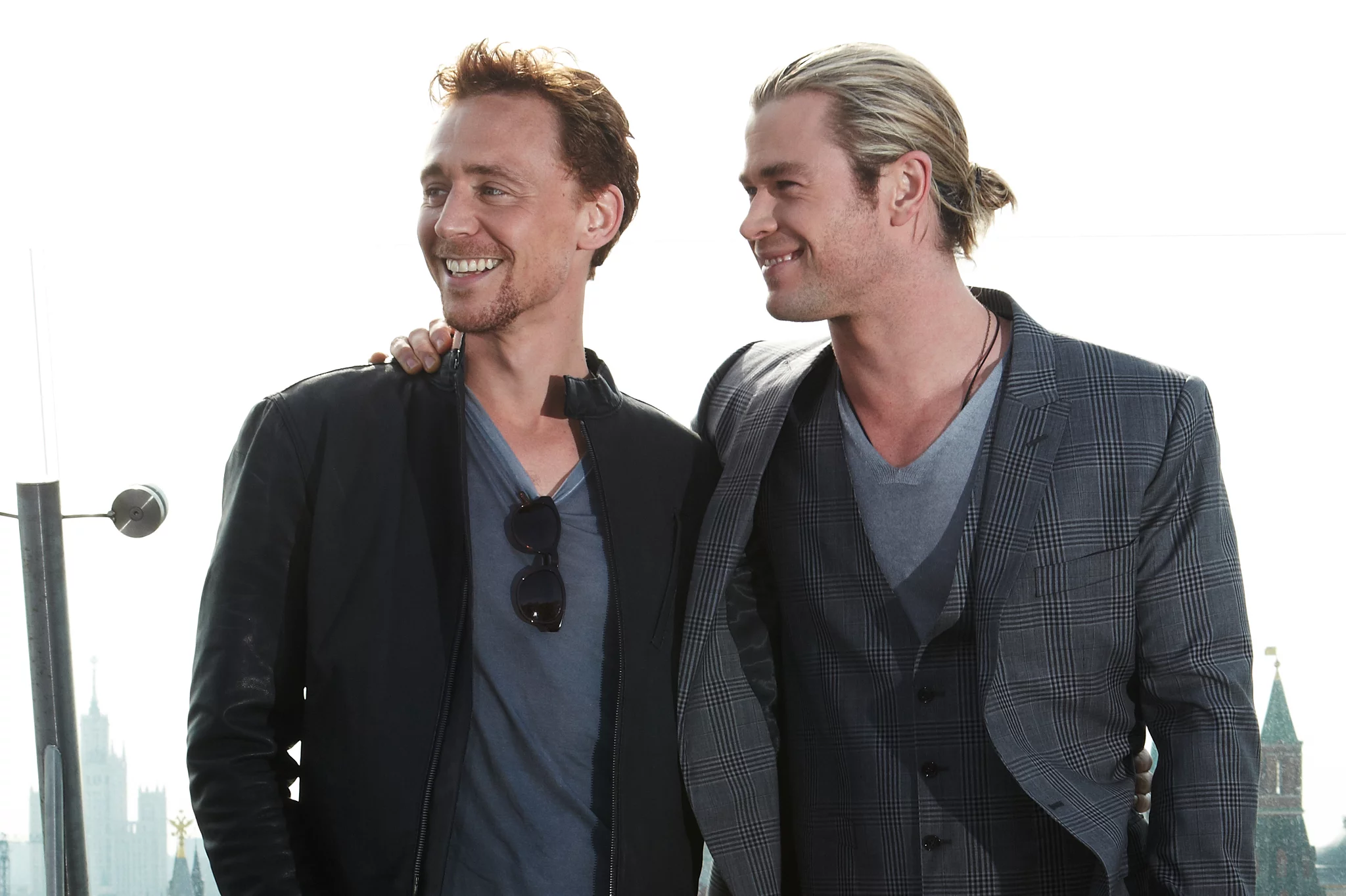 Tom and Chris in a photoshoot