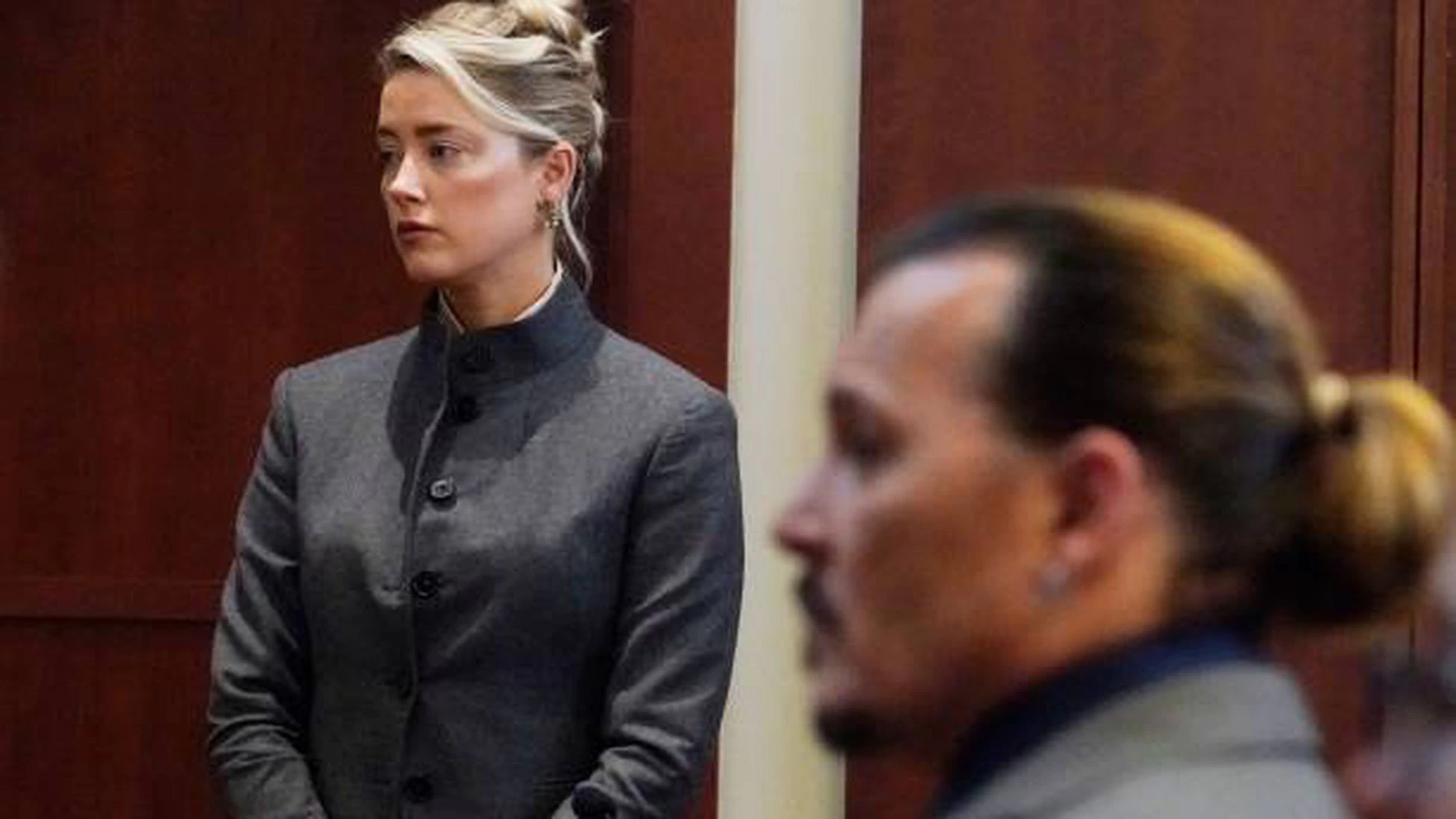 Amber and Johnny in court