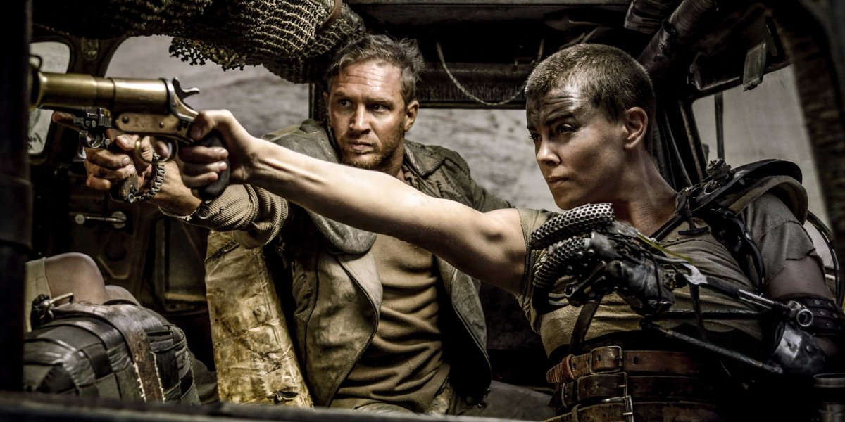 Tom Hardy and Charlize Theron in Mad Max
