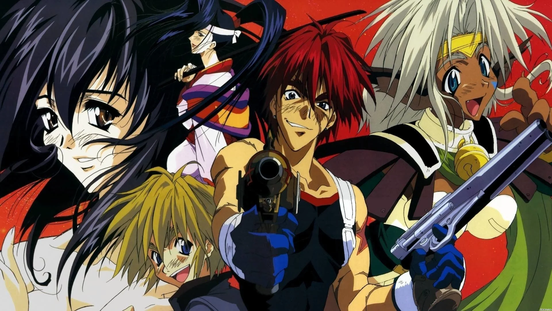 A still from Outlaw Star