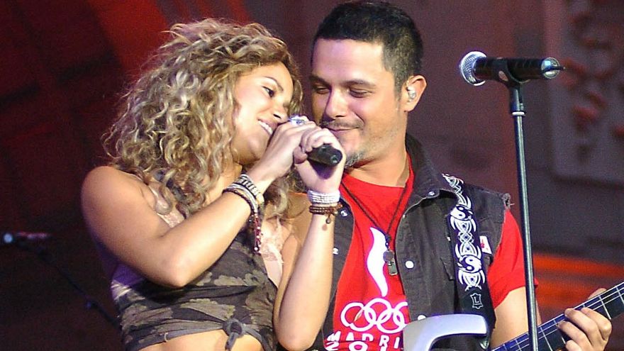 Shakira and Alejandro Sanz