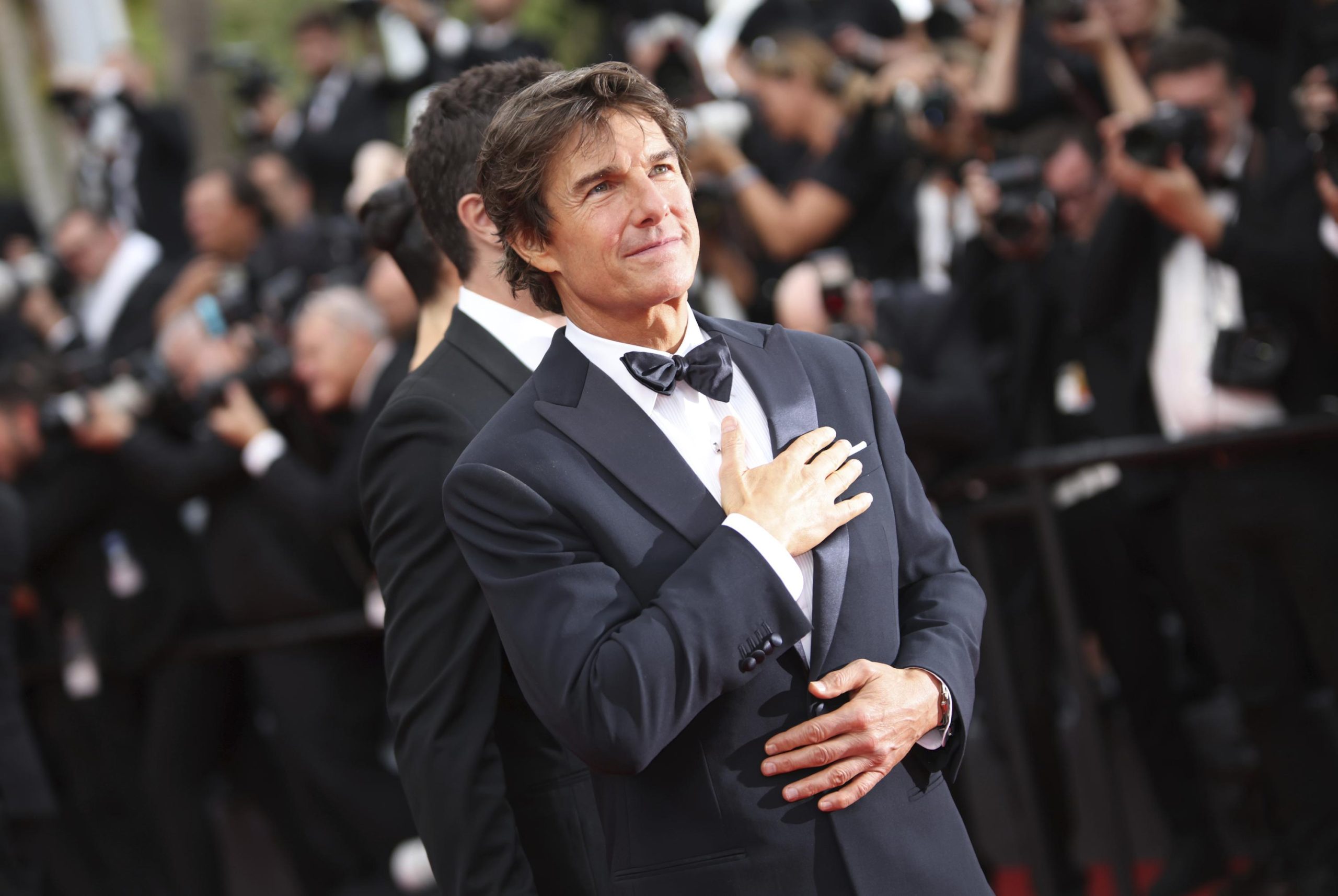 Tom Cruise attending an event.