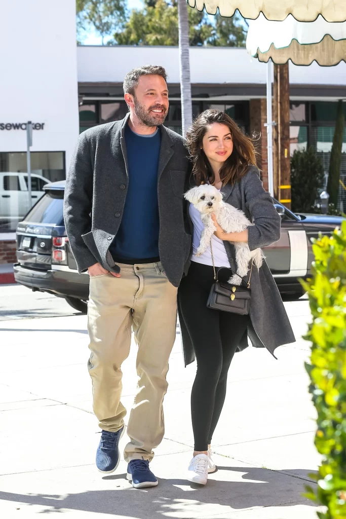 Ana de Armas and Ben Affleck spotted in LA walking her dog together