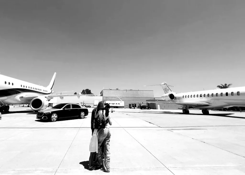 Kylie Jenner with Travis Scott