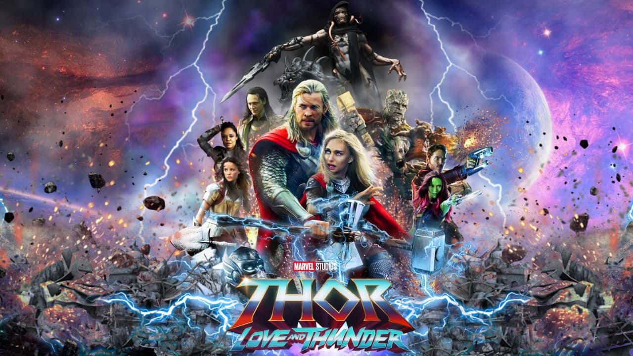 Thor: Love and Thunder movie poster 