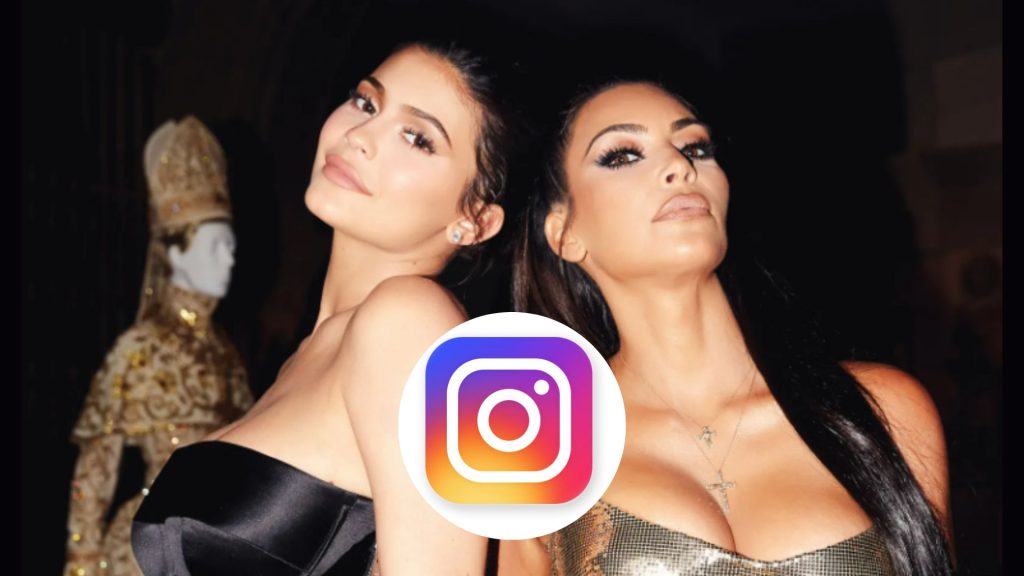 American Socialite Kim Kardashian and Kylie Jenner