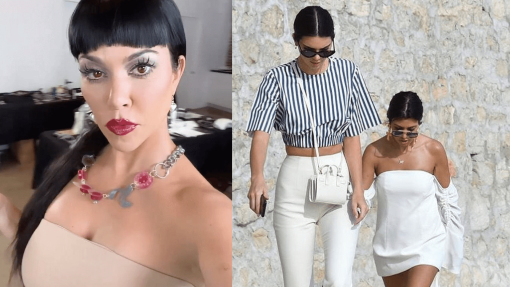Kourtney Kardashian and her drastic transformation
