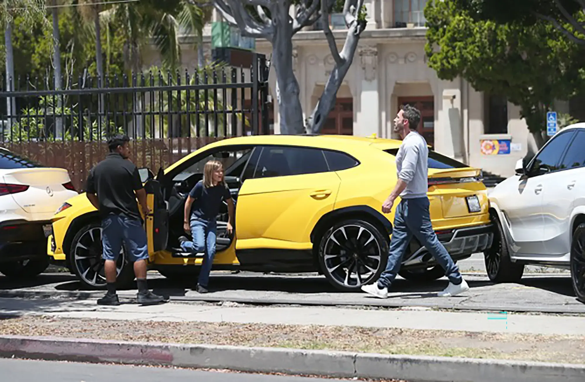 Ben Affleck's son crashed his Lamborghini Urus