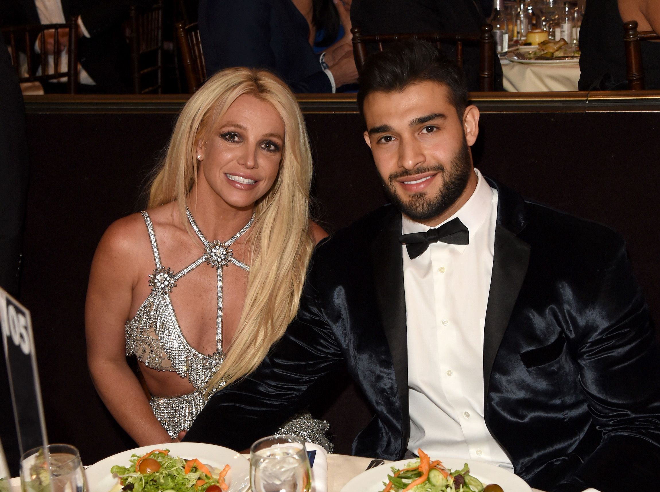 Britney Spears and her husband Sam Asghari