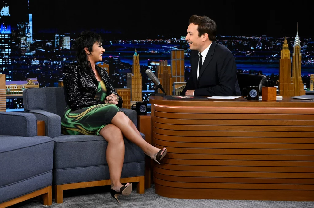 Demi Lovato on The Tonight Show with Jimmy Fallon