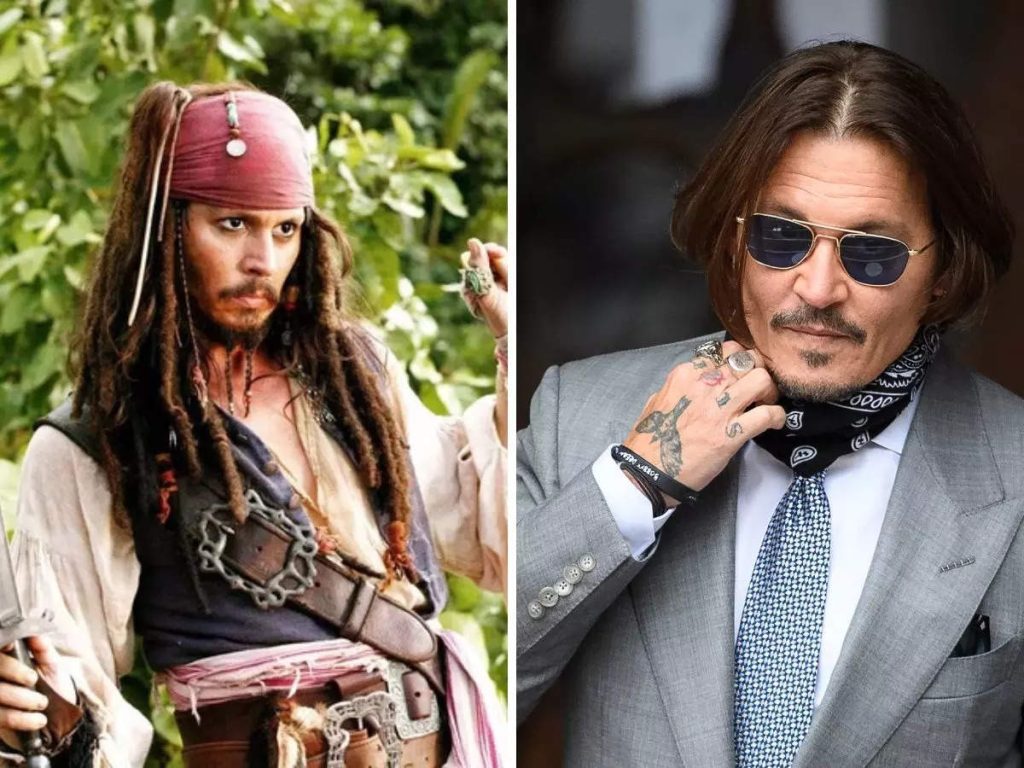A frame from Pirates of the Carribean/ Johnny Depp
