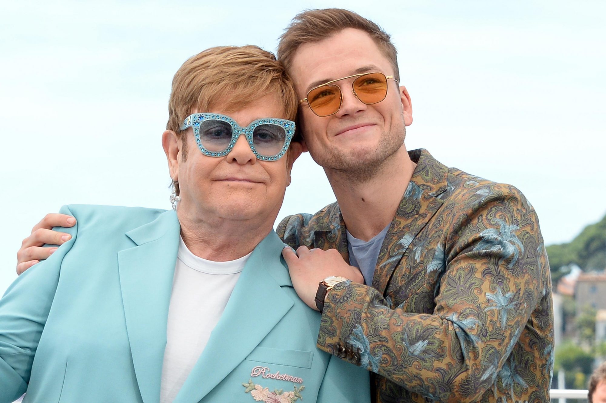 Taron Egerton and Elton John