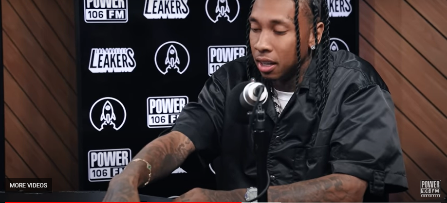 Tyga in the podcast.