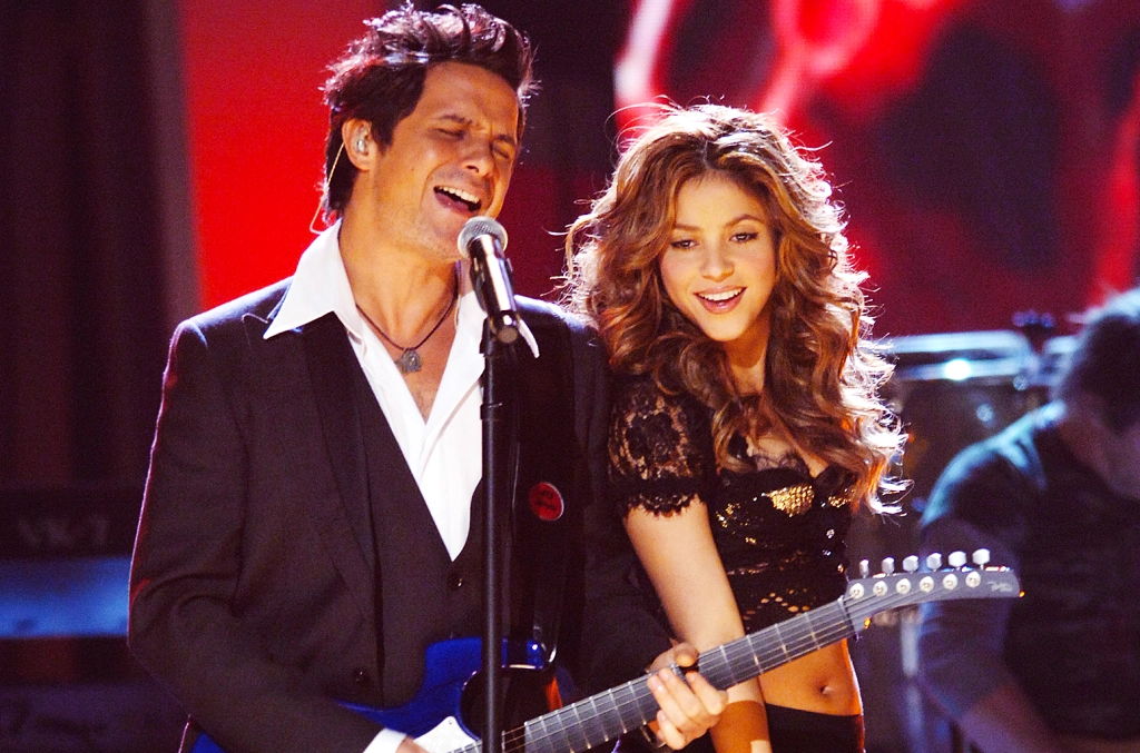 Shakira and Alejandro Sanz