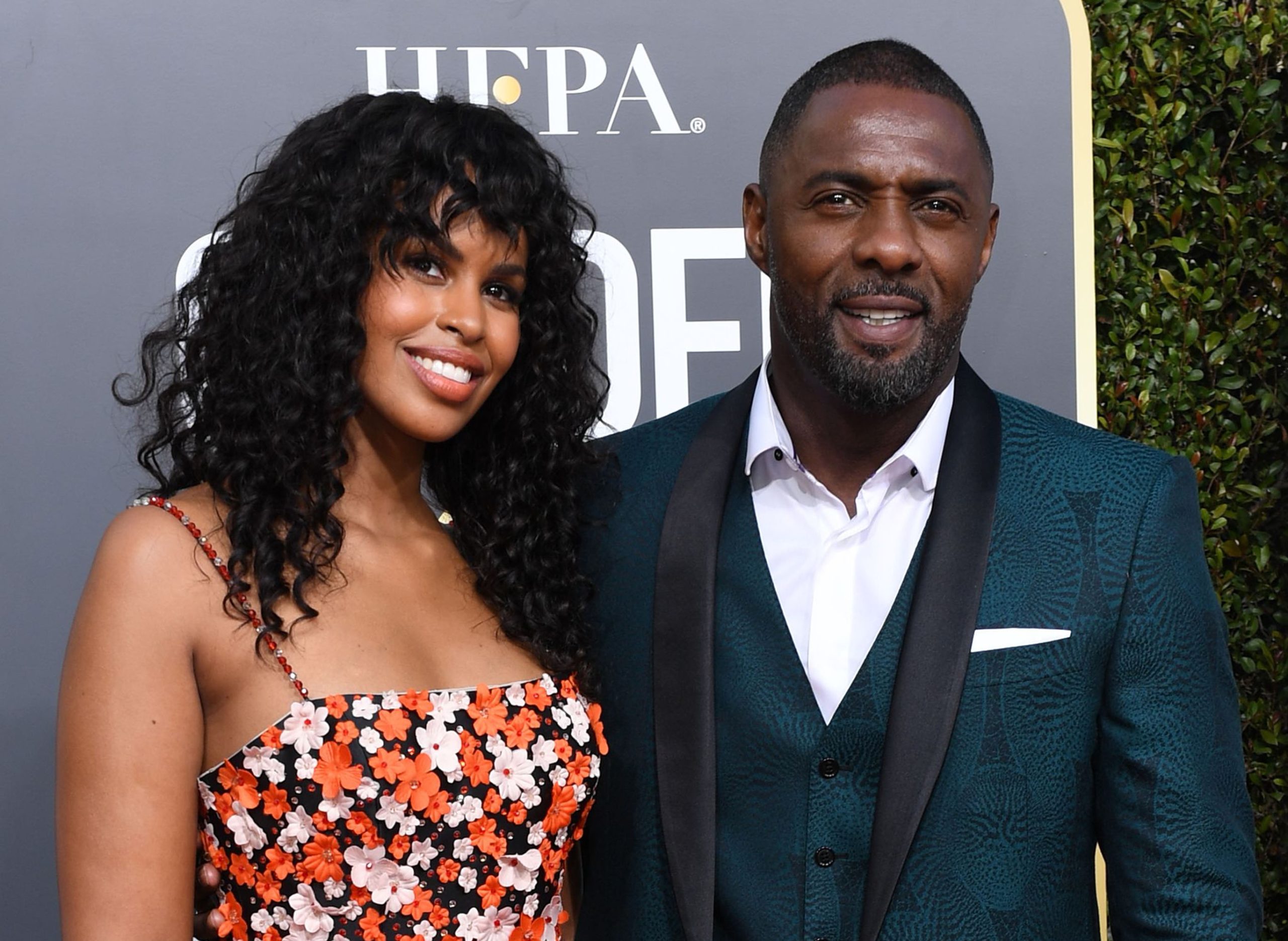 Idris Elba with Wife Sabrina