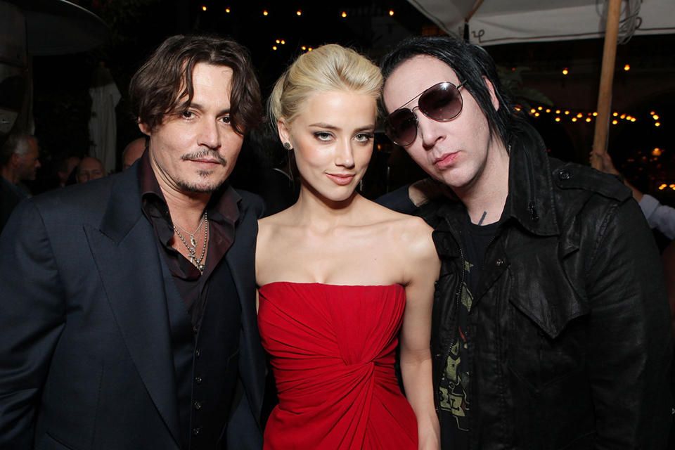 Johnny Depp Amber Heard Marilyn Manson