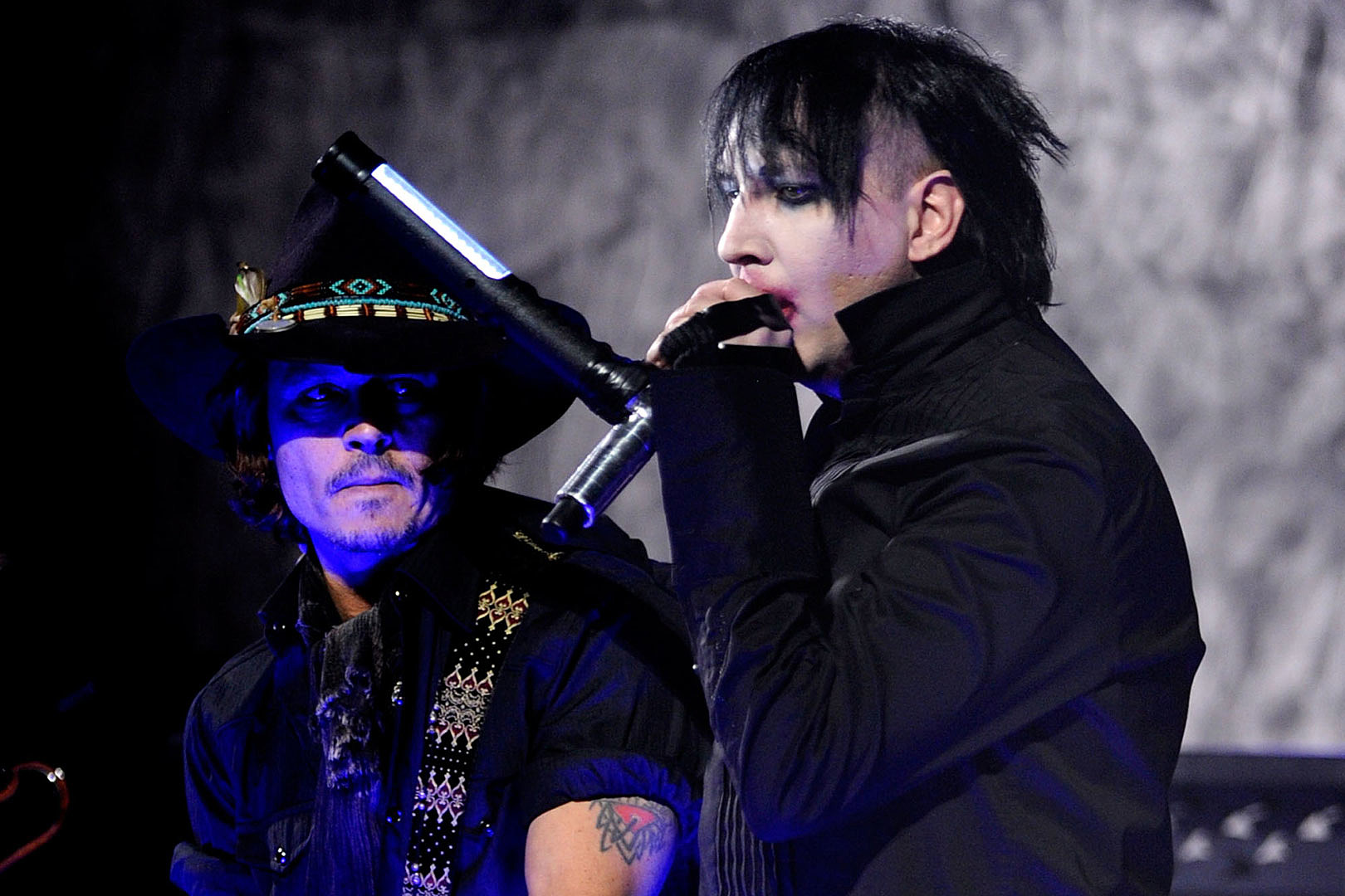 Johnny Depp and Marilyn Manson
