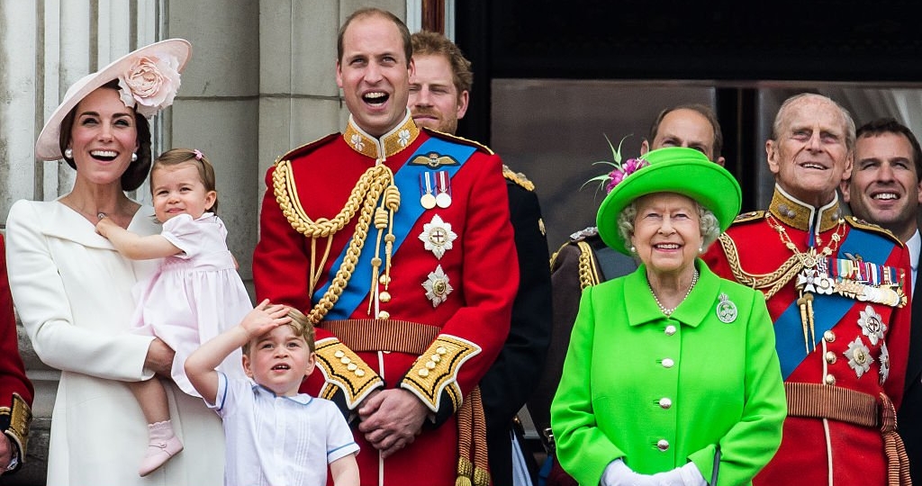 Queen Elizabeth with Prince William