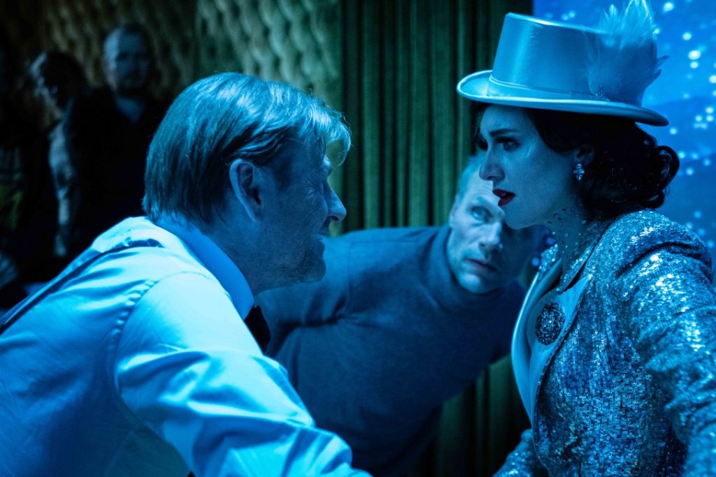 Sean Bean and Lena Hall in Snowpiercer