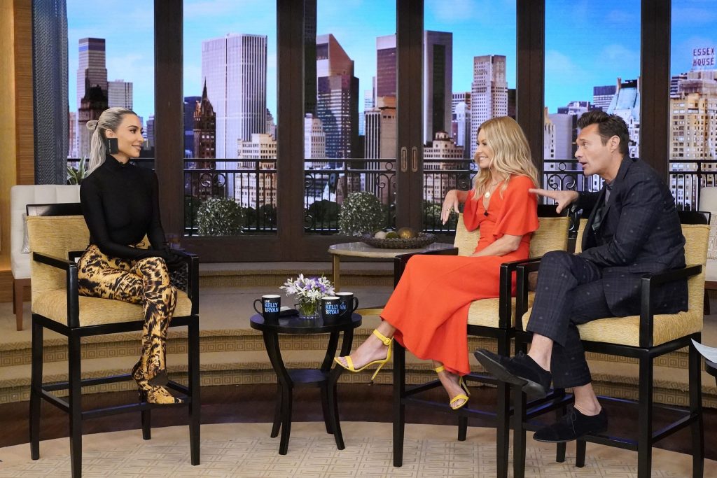 Kim K on Live! With Kelly and Ryan