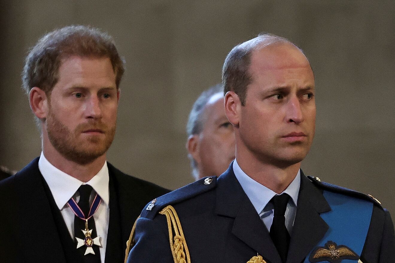 Prince Harry and Prince Williams focused on mourning the queen