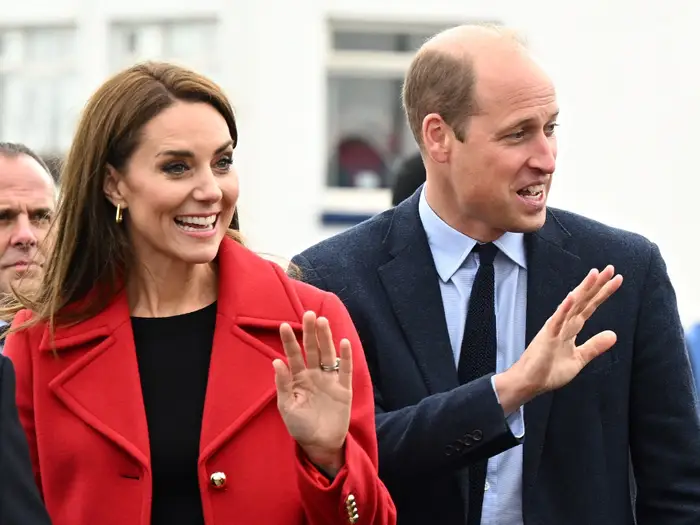 Prince William with Princess Catherine