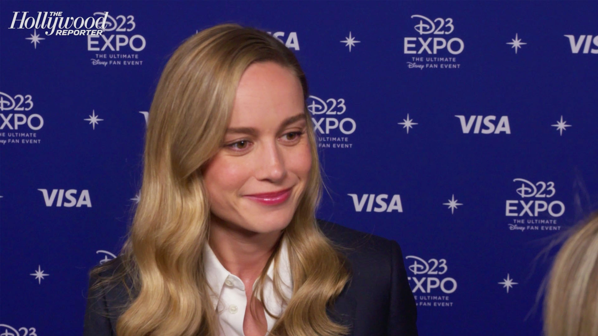 Brie Larson at the D23 expo
