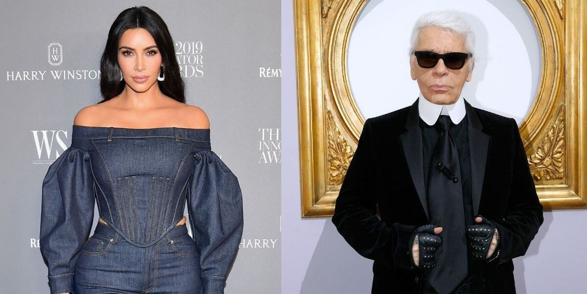 Kim Kardashian Karl Lagerfeld
