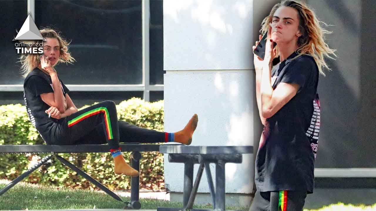 Amber Heard's Alleged Ex Cara Delevingne Spotted Leaving Her Shoes, Walking On Socks On Airport Tarmac After Being Made To Deboard Plane For Arriving 2 Hours Late