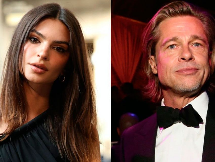 Emily Ratajkowski is spending time with Brad Pitt to divert her attention from divorce with Sebastian Bear-McClard