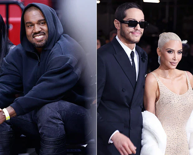 Is Kanye West relieved with the split between kim kadarshian and pete davidson