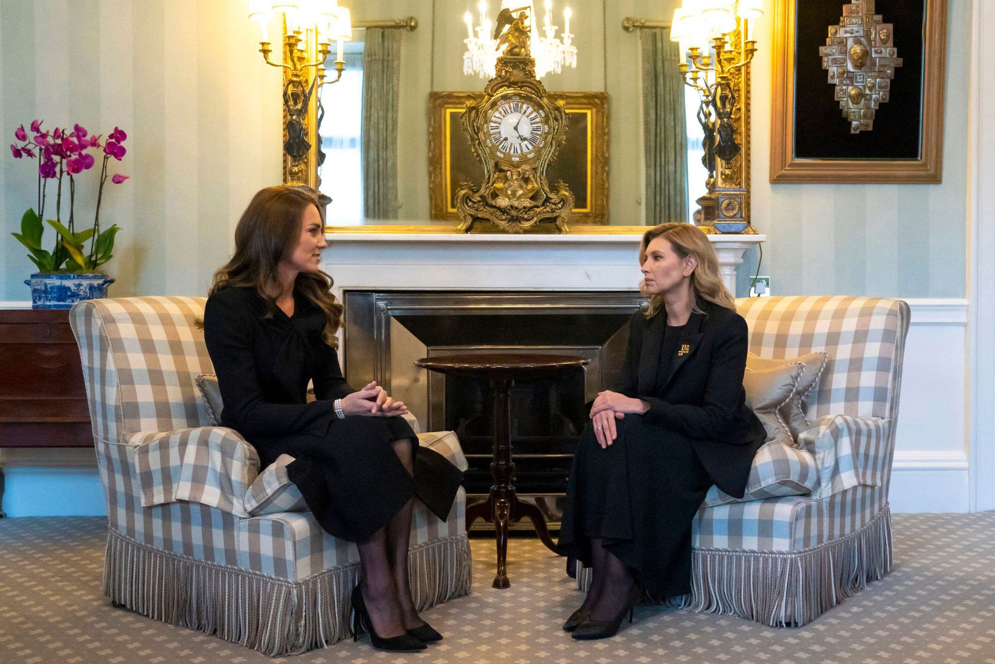 Kate Middleton with Olena Zelenska