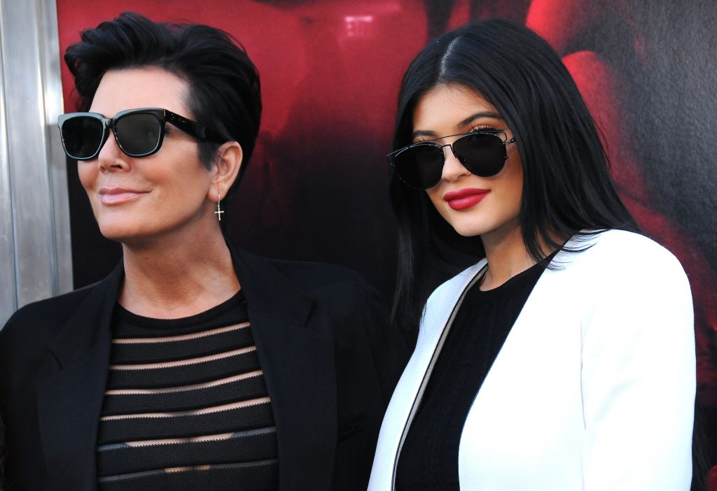 Kris Jenner is stoked for her new Kylie Cosmetic's Martini-inspired collection