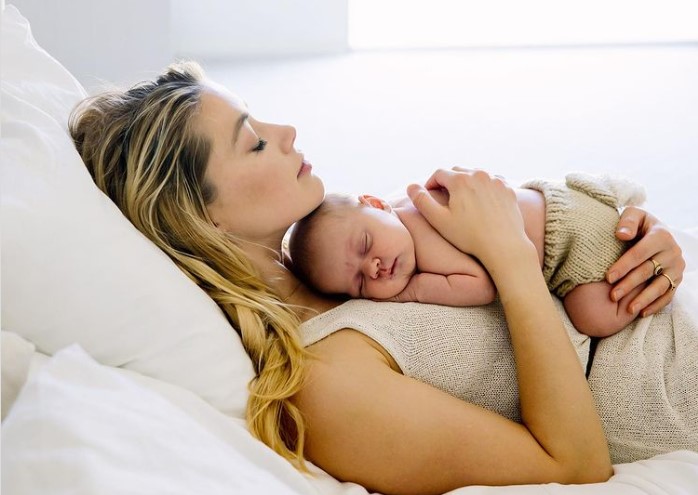 Amber Heard welcomed her daughter via surrogacy