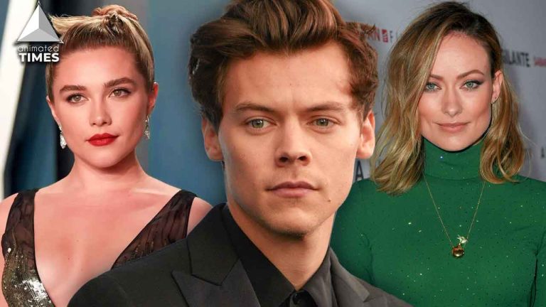 Harry Styles, Florence Pugh and Olivia Wilde