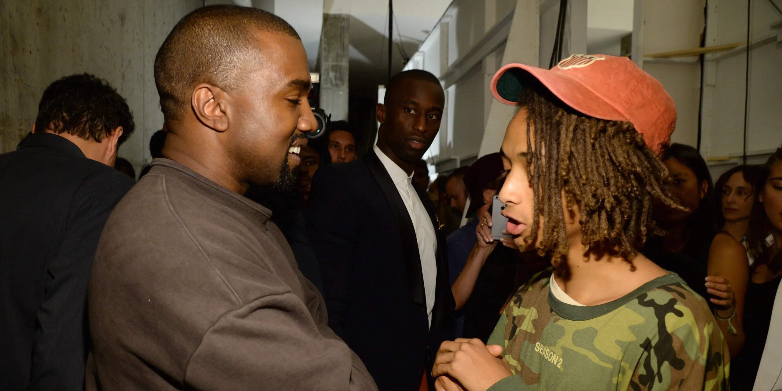 Jaden Smith leaves Kanye West's White Lives Matter Yeezy show