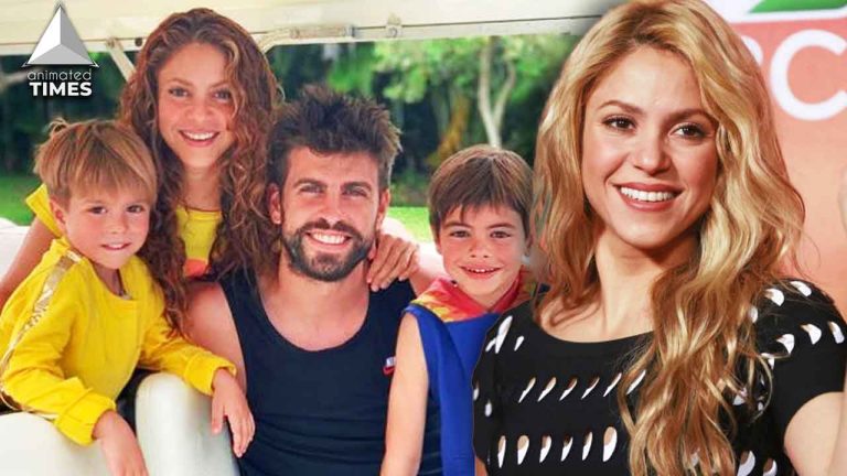 Shakira and Pique with kids