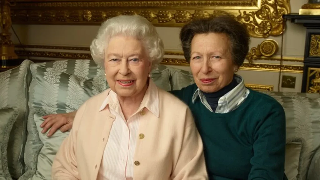 Princess Anne and Queen Elizabeth II